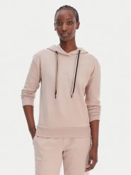 BOSS Bluza CP Stripe 50524760 Beżowy Regular Fit. Brązowe bluzy bez kaptura damskie Boss, m, z bawełny. Za 379.99 zł.