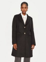 Maryley Płaszcz przejściowy 24IB808/14NE Czarny Regular Fit. Czarne płaszcze damskie Maryley, xs, bez wzorów, z syntetyku. Za 379.99 zł.