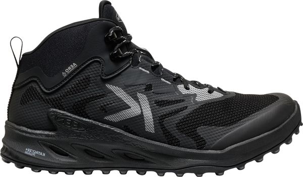 Buty trekkingowe Keen ZIONIC NXT MID WP M. Czarne buty trekkingowe męskie Keen, z materiału, bez zapięcia. Za 813.70 zł.