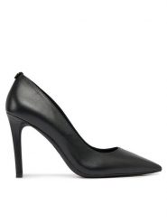 MICHAEL Michael Kors Szpilki Alina Flex High Pump 40R4HNHP1L Czarny. Czarne szpilki MICHAEL Michael Kors, bez wzorów, ze skóry, bez obcasa. Za 389.99 zł.