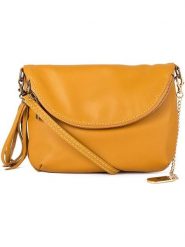 Anna Morellini Skórzana torebka "Alice" w kolorze żółtym - 22 x 18 x 2 cm rozmiar: onesize. Żółte torebki klasyczne damskie Anna Morellini, bez wzorów, z materiału, bez dodatków. Za 173.99 zł.