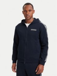 EA7 Emporio Armani Bluza 7M002197 AF10377 UB102 Granatowy Regular Fit. Niebieskie bluzy bez kaptura męskie EA7 Emporio Armani, m, z bawełny. Za 629.99 zł.