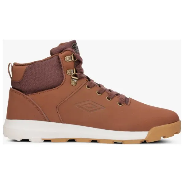 Umbro Lonzo buty męskie, brązowy, rozmiar 45. Brązowe buty trekkingowe męskie Umbro, z gumy, przed kolano, bez zapięcia, outdoorowe. W wyprzedaży za 223.99 zł.