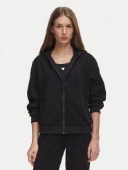 Guess Bluza V6BQ19 K6364 Czarny Regular Fit. Czarne bluzy bez kaptura damskie Guess, xs. Za 434.99 zł.