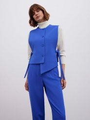 BGN Kamizelka w kolorze niebieskim rozmiar: 34. Niebieskie kamizelki damskie BGN. Za 78.99 zł.