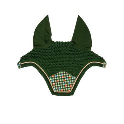 Czapka przeciw insektom dla konia z weluru Kentucky Horsewear Fly Veil Wellingto. Zielone czapki męskie KENTUCKY HORSEWEAR, bez wzorów, z weluru, sportowe. Za 333.50 zł.