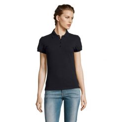 Damska Koszulka Polo People. Brązowe bluzki sportowe damskie SOL'S, l, bez wzorów, bez ramiączek. Za 95.99 zł.