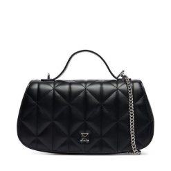 Torebka Calvin Klein. Czarne torebki wieczorowe CALVIN KLEIN, bez wzorów, wizytowe, bez kołnierzyka, bez ramiączek. Za 649.99 zł.