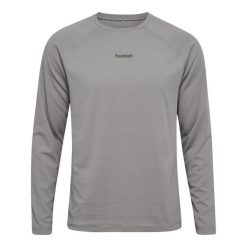 Koszulka z długim rękawem Hummel Momentum. Szare koszulki męskie z długim rękawem HUMMEL, xl, z materiału. Za 212.00 zł.