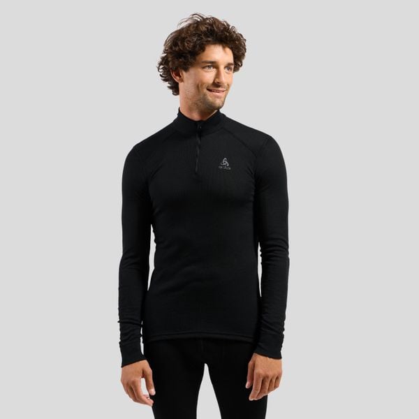 T-shirt thermique Odlo T-shirt thermique col roul manches longues Active Warm. Czarne bielizna termoaktywna męska Odlo, l, bez wzorów, z materiału, bez kołnierzyka. Za 224.39 zł.