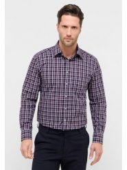 Eterna Koszula - Modern fit - w kolorze grantowo-czerwonym rozmiar: 46. Niebieskie koszule męskie Eterna, bez wzorów, z bawełny, bez kołnierzyka, bez ramiączek. Za 114.44 zł.