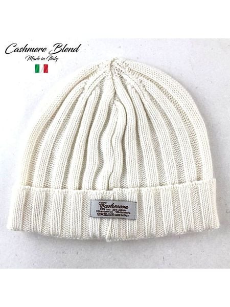 MILANO AMOUR Czapka w kolorze kremowym z dodatkiem kaszmiru rozmiar: onesize. Brązowe czapki zimowe damskie MILANO AMOUR, z kaszmiru. Za 135.49 zł.