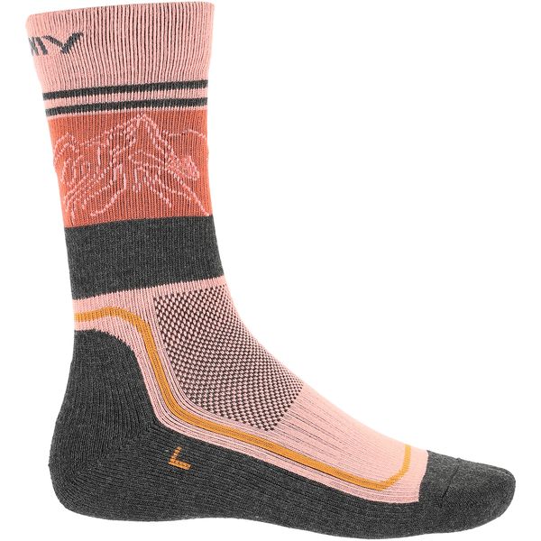 Skarpety trekkingowe damskie Viking Boosocks Heavy Bamboo Lady. Czerwone skarpetki damskie VIKING, bez wzorów. Za 38.00 zł.