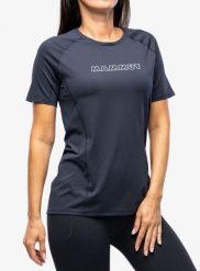 Koszulka szybkoschnąca damska Mammut Selun FL Logo T-Shirt. Niebieskie bluzki sportowe damskie Mammut, xs, bez wzorów, z materiału, bez ramiączek. Za 272.20 zł.