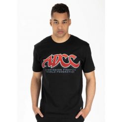 Koszulka bawełniana sportowy t-shirt dla dorosłych ADCC. Czarne t-shirty męskie PITBULL, m, bez wzorów, z bawełny, bez kołnierzyka. Za 99.00 zł.