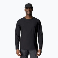 Koszulka męska Houdini Cover Crew. Czarne koszulki męskie z długim rękawem Houdini, m. Za 229.99 zł.