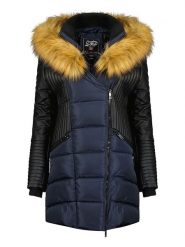 Canadian Peak Parka "Ausmoseak" w kolorze granatowym rozmiar: XL. Niebieskie parki damskie Canadian Peak, xl, bez wzorów. Za 242.70 zł.