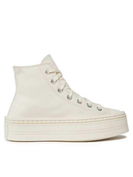 Converse Trampki Chuck Taylor All Star Modern Lift Platform Canvas A06140C Beżowy. Brązowe trampki i tenisówki damskie Converse, bez wzorów, z materiału. Za 289.99 zł.