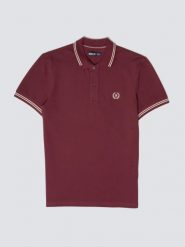Koszulka męska polo bordowa Poller 604. Czerwone koszulki polo męskie Big Star, l, z dzianiny, bez ramiączek, do biegania. Za 159.99 zł.