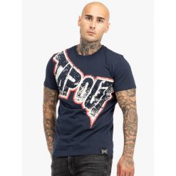 T-shirt o klasycznym kroju Tapout Bernardino. Niebieskie t-shirty męskie TAPOUT, l, bez wzorów, z bawełny, bez kołnierzyka. Za 136.00 zł.