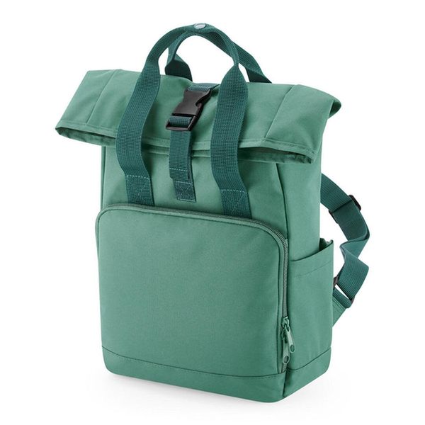 Plecak na komputer Bag Base. Zielone plecaki damskie BAGBASE, bez wzorów, z materiału. Za 85.65 zł.