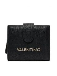 Valentino Portfel Brixton VPS7LX215 Czarny. Czarne portfele damskie Valentino, bez wzorów, ze skóry. Za 179.99 zł.
