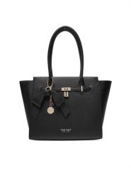Nine West Torebka CEO-Chelsea-Charm-III-LX10186 Czarny. Czarne torebki klasyczne damskie Nine West, bez wzorów, z materiału, bez dodatków. Za 369.99 zł.
