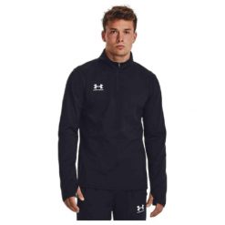 Bluza piłkarska męska Under Armour Challenger Midlayer. Czarne bluzy bez kaptura męskie Under Armour, m. Za 149.99 zł.
