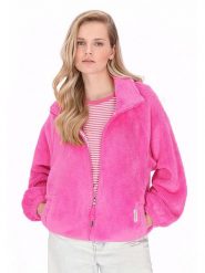 Schmuddelwedda Kurtka polarowa w kolorze różowym rozmiar: XL. Różowe kurtki damskie Schmuddelwedda, xl, bez wzorów, z polaru, bez kaptura. Za 165.99 zł.