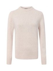 Franco Callegari Sweter z dzianiny merino Kobiety drobna dzianina beżowy|szary, S. Brązowe swetry klasyczne damskie Franco Callegari, s, z dzianiny, bez kołnierzyka. Za 299.95 zł.