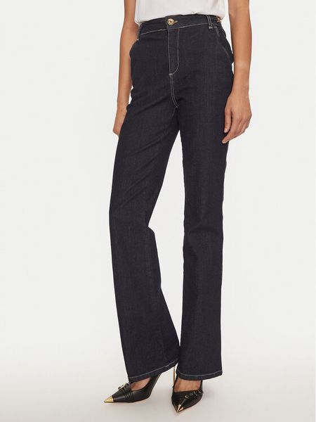 Fracomina Jeansy FR24WV2004D40193 Granatowy Regular Fit. Niebieskie jeansy damskie Fracomina. Za 279.99 zł.