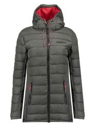 Geographical Norway Płaszcz pikowany "Astana" w kolorze szarym rozmiar: XL. Szare płaszcze damskie Geographical Norway, xl, bez wzorów. Za 184.46 zł.