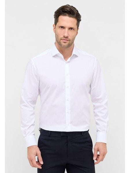Eterna Koszula - Modern fit - w kolorze białym rozmiar: 38. Białe koszule męskie Eterna, bez wzorów, z bawełny, bez kołnierzyka, bez ramiączek. Za 118.56 zł.