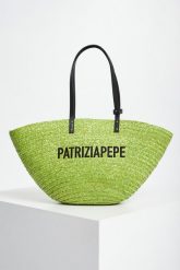 Torebka damska shopper PATRIZIA PEPE. Shopper bag damskie Patrizia Pepe, bez wzorów, bez dodatków. W wyprzedaży za 1,084.73 zł.