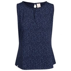 Vest Top Damski W Kropki Kelly. Niebieskie topy sportowe damskie Trespass, s, bez wzorów, z bawełny, bez ramiączek. Za 54.99 zł.
