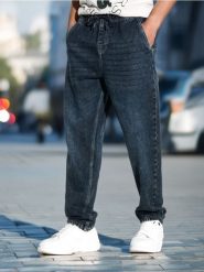 Jeansy LOOSE FIT - niebieski. Niebieskie jeansy męskie Sinsay. Za 69.99 zł.