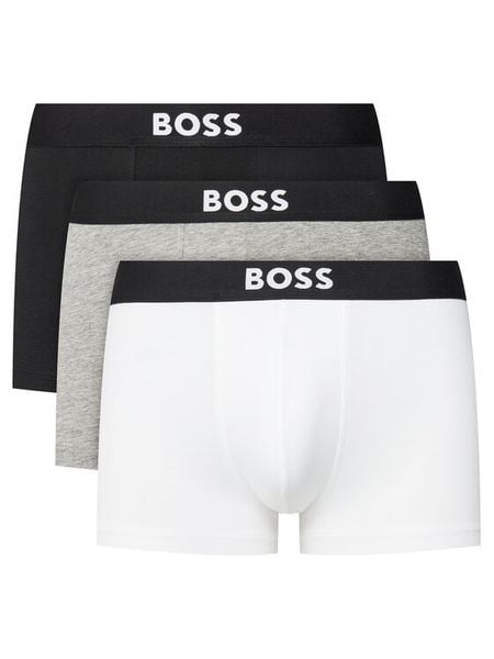 BOSS Komplet bokserek Trunk 3P Boss One 50544263 Kolorowy. Bokserki męskie Boss, bez wzorów, z bawełny. Za 161.99 zł.
