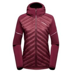 Damska kurtka wodoodporna La Sportiva Koro. Czerwone kurtki damskie La Sportiva, na zimę, xs, bez wzorów, z materiału, bez kaptura. Za 783.85 zł.