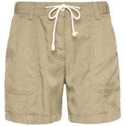 Spodenki damskie PROTEST RUE 21 shorts. Brązowe szorty damskie Protest, bez wzorów, sportowe. Za 249.99 zł.