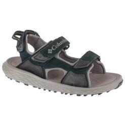 Sandały Columbia Konos Hiker 3-Strap Sandal 2121571010 zielone. Zielone sandały męskie z gumy, bez zapięcia. W wyprzedaży za 363.03 zł.