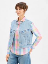 Levi's kamizelka dżinsowa Kobiety Bawełna niebieski, XS. Niebieskie kamizelki damskie Levi's, s, z bawełny. Za 329.95 zł.