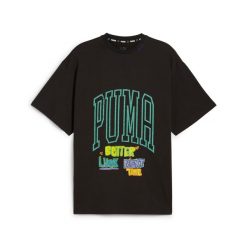 Koszulka Puma Getting Crafty 2. Czarne t-shirty damskie Puma, m, bez wzorów, z bawełny, bez kołnierzyka. Za 156.50 zł.