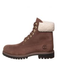 Timberland Skórzane botki "6 Prem" w kolorze brązowym rozmiar: 24. Brązowe buty zimowe męskie Timberland, bez zapięcia. Za 333.81 zł.