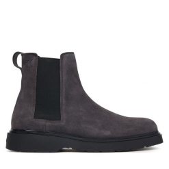 Sztyblety Calvin Klein. Brązowe sztyblety męskie CALVIN KLEIN, bez zapięcia. Za 649.99 zł.
