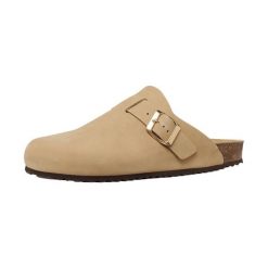 Sandały damskie Geox Brionia. Brązowe sandały damskie Geox, bez wzorów, z materiału, bez obcasa. Za 336.00 zł.