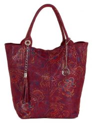 Mia Tomazzi Skórzana torebka "Liberazione" w kolorze bordowym - 30 x 35 x 18 cm rozmiar: onesize. Czerwone torebki klasyczne damskie Mia Tomazzi, bez wzorów, z materiału, bez dodatków. Za 304.99 zł.