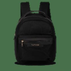 Plecak Mały Kiskadee Black. Czarne plecaki damskie Wings, bez wzorów, z materiału, eleganckie. Za 105.61 zł.