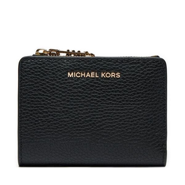 Portfel MICHAEL Michael Kors. Czarne portfele damskie MICHAEL Michael Kors, bez wzorów. Za 389.99 zł.