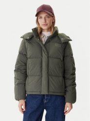Tommy Jeans Kurtka puchowa Alaska DW0DW21623 Zielony Relaxed Fit. Zielone kurtki damskie Tommy Jeans, l, bez wzorów, z jeansu, bez kaptura. Za 879.99 zł.