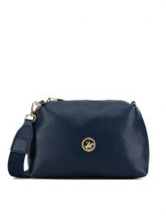 Beverly Hills Polo Club Torebka BHPC-K-033-06 Granatowy. Niebieskie listonoszki damskie Beverly Hills Polo Club, bez wzorów, z materiału, bez dodatków. Za 159.99 zł.